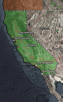 The California Hydrogen Hub Map